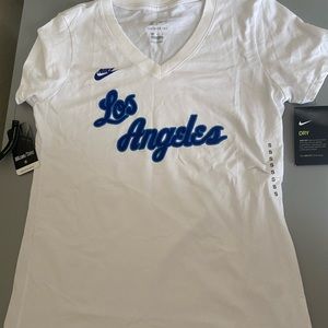 NIKE NBA Los Angeles Womens V neck Tshirt - Small - NWT